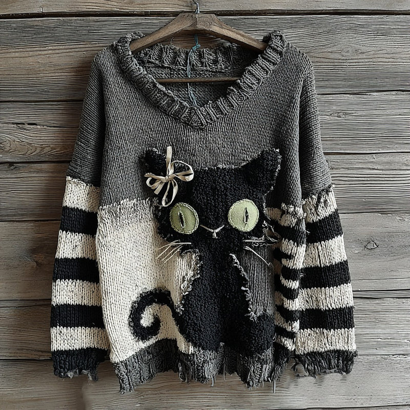 Pull au design réfléchi