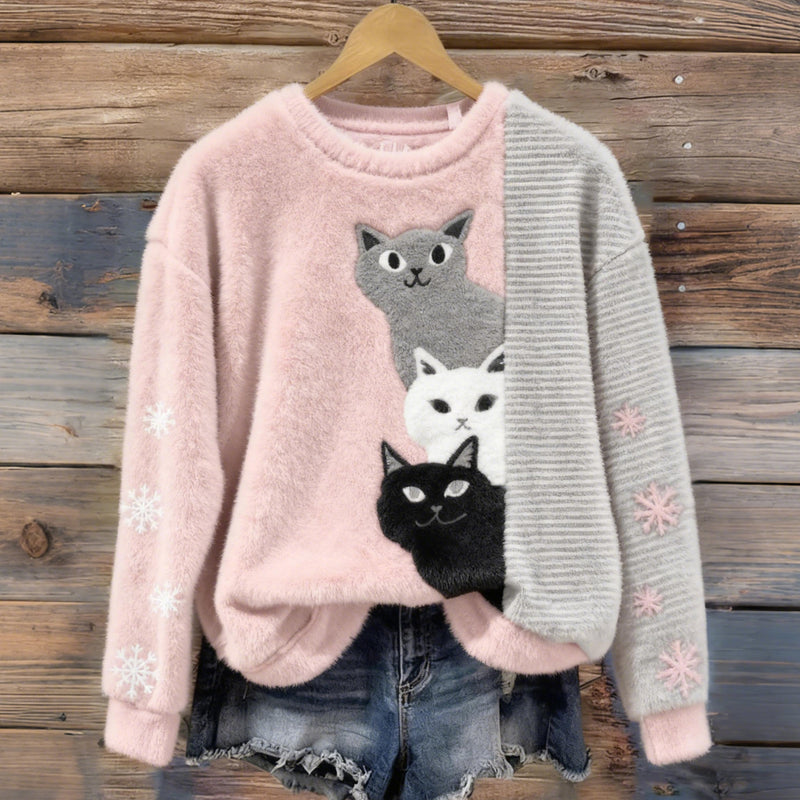 Pull au design réfléchi