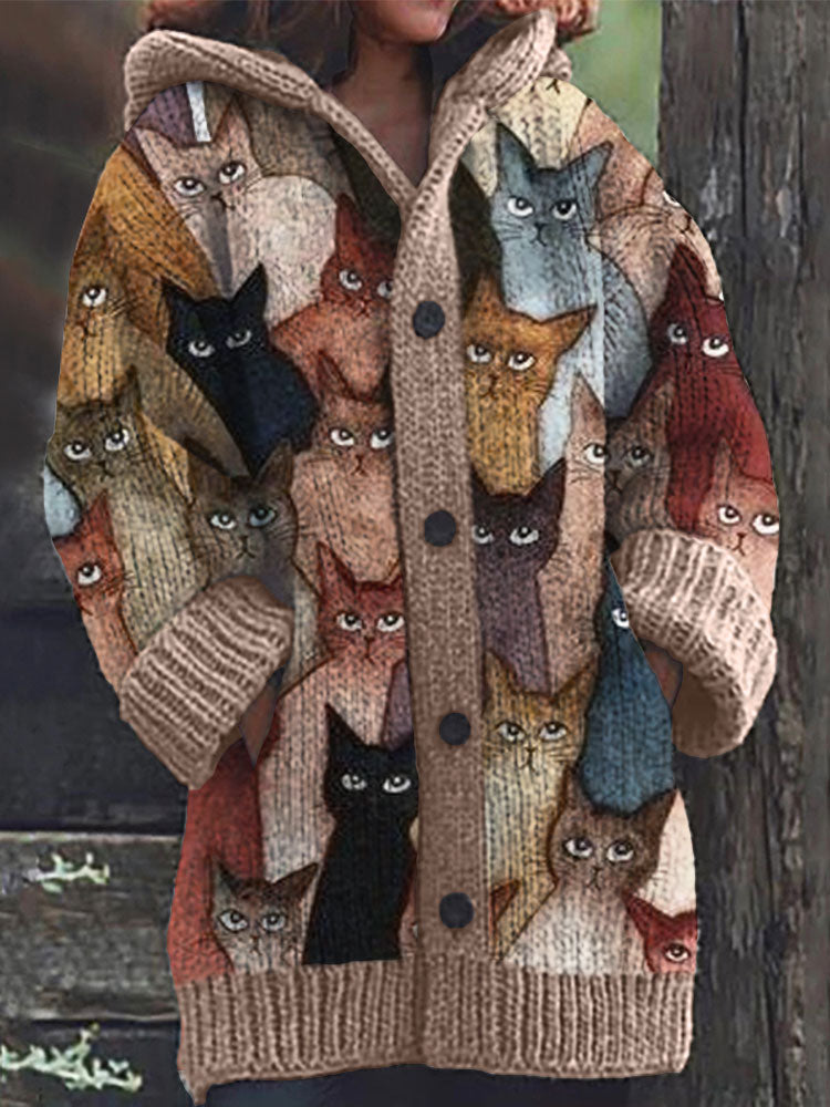 Cardigan au design réfléchi