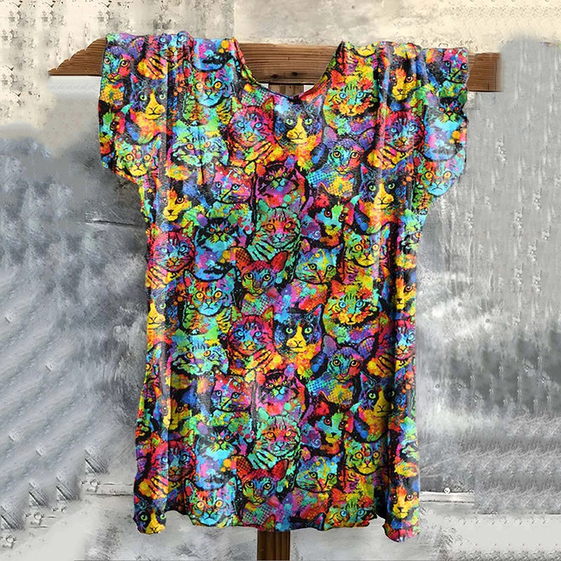 T-Shirt au design réfléchi