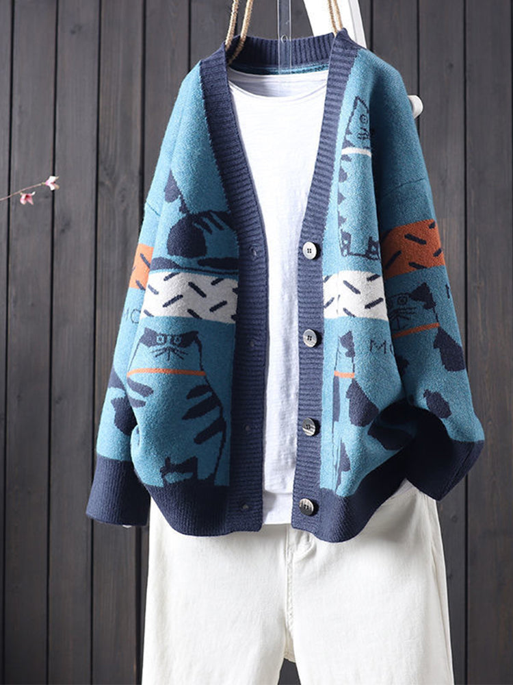 Cardigan au style vintage intemporel