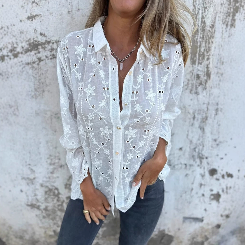 Chemise au design réfléchi