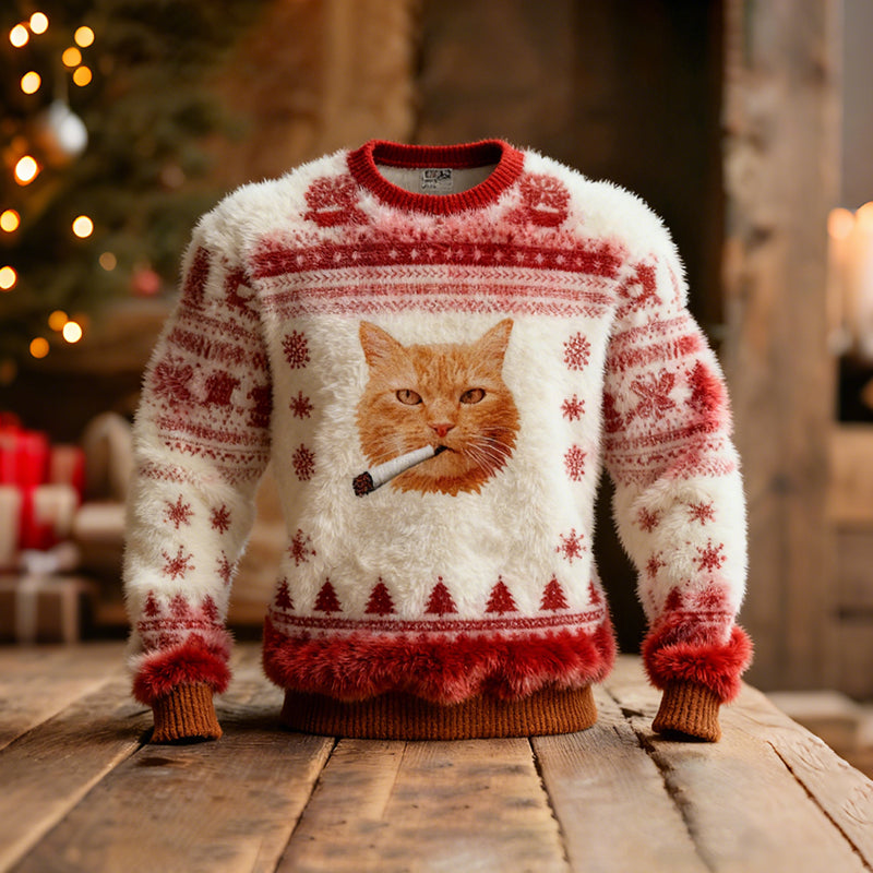 Pull au design réfléchi