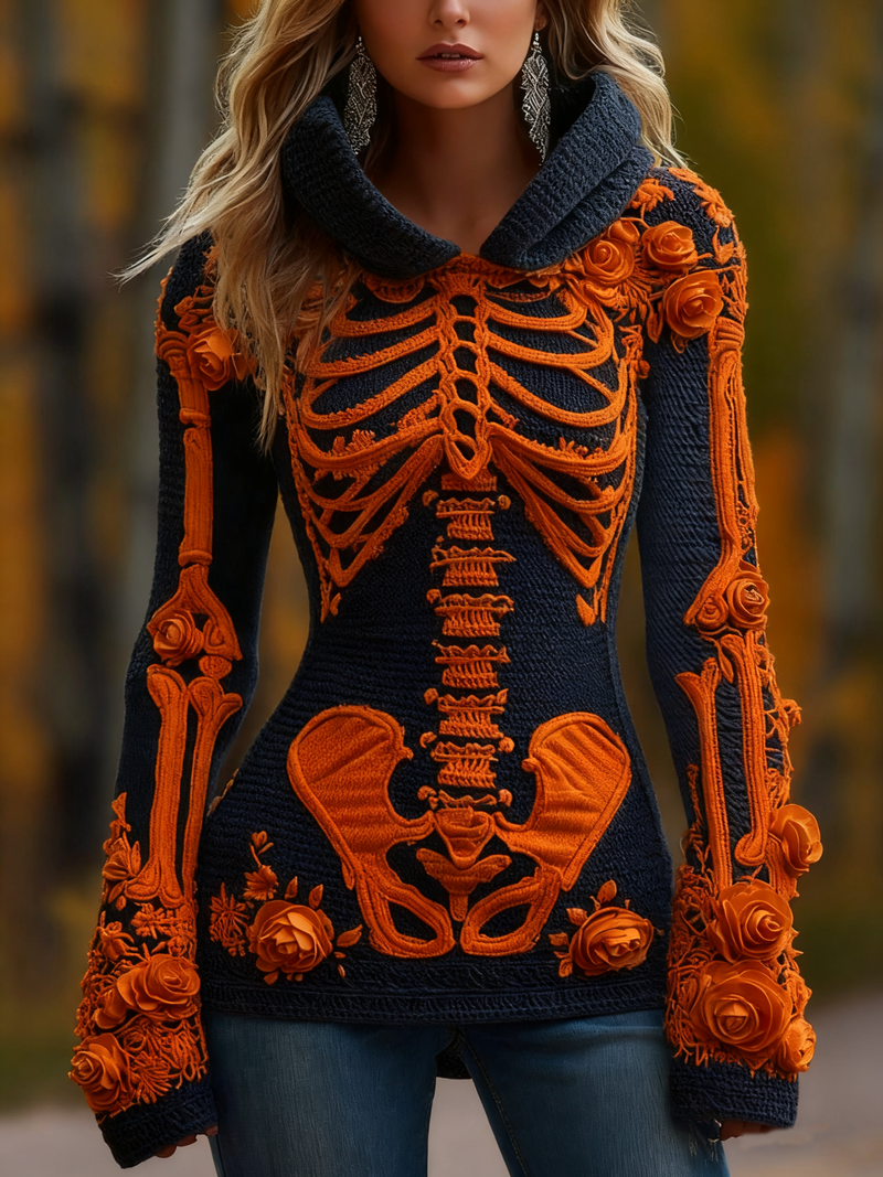 Pull au design réfléchi