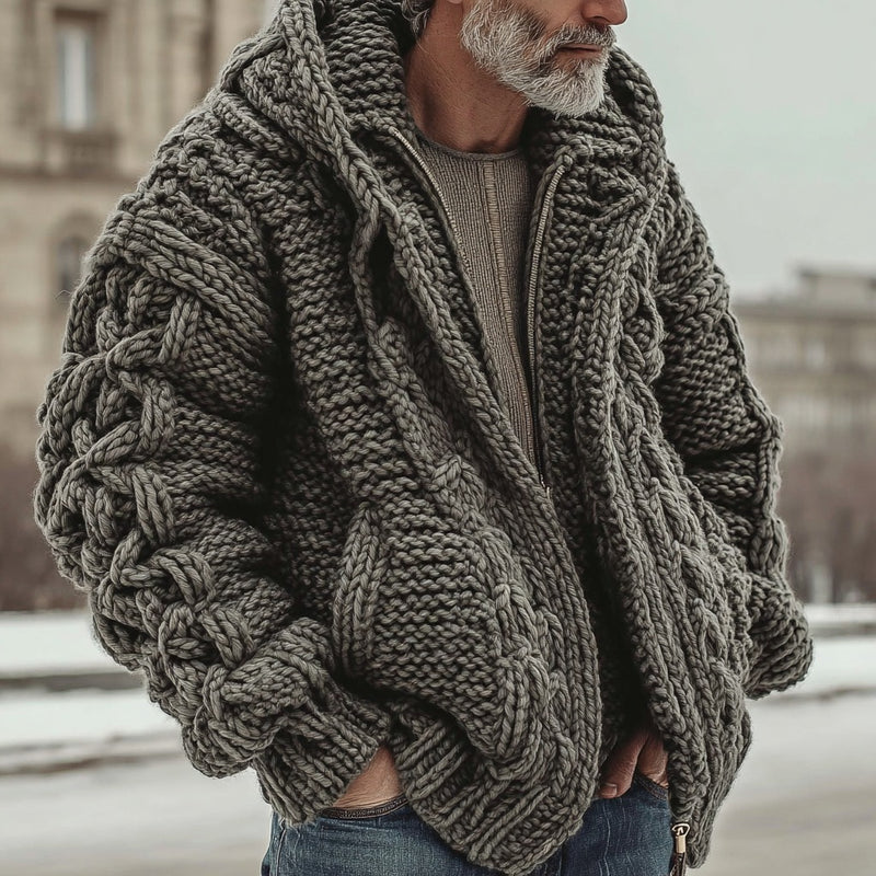 Cardigan au design réfléchi
