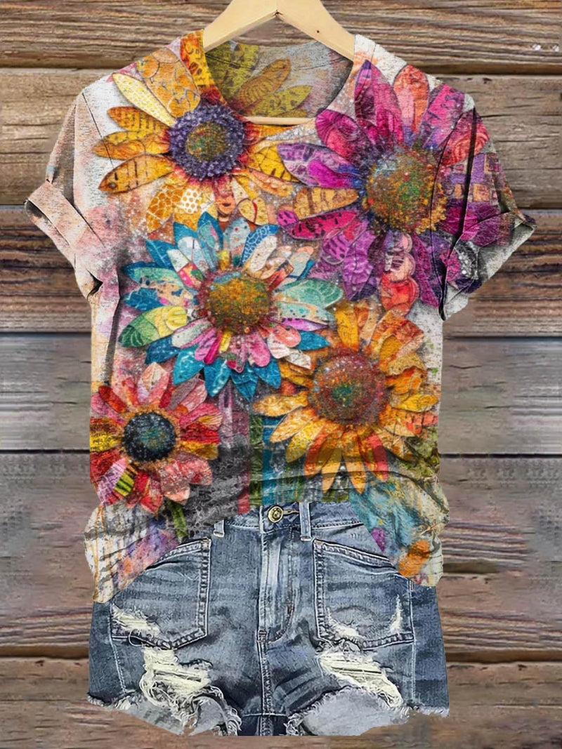 T-Shirt au design réfléchi