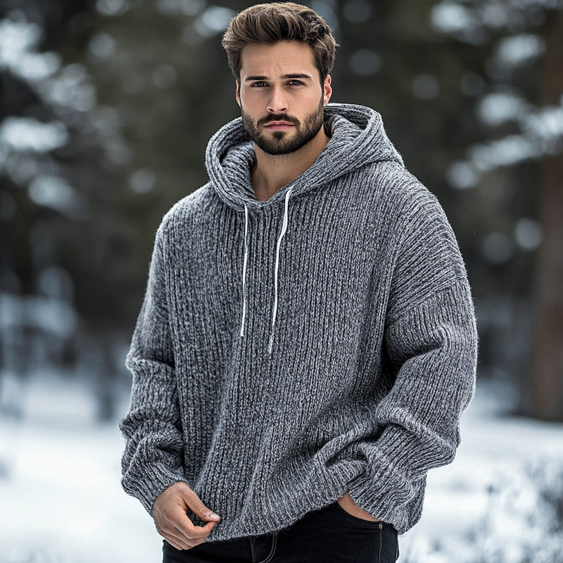 Pull au design réfléchi