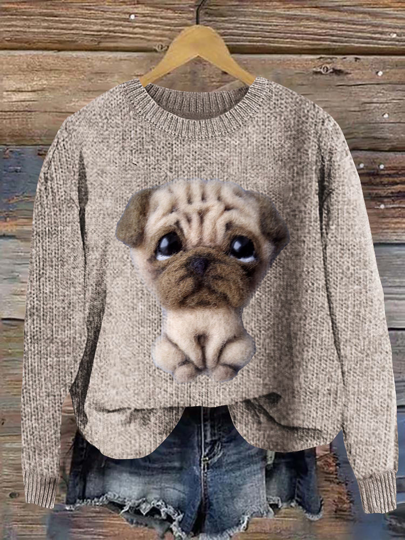 Pull au design réfléchi