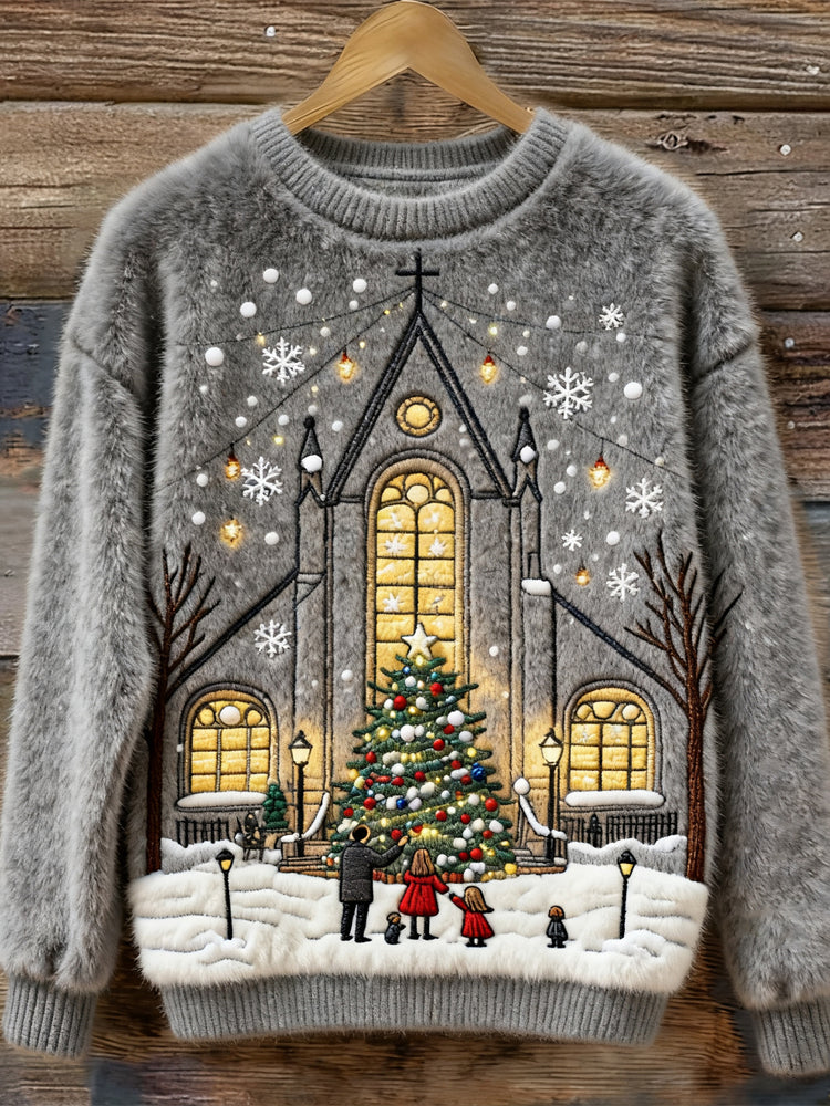 Pull au design réfléchi
