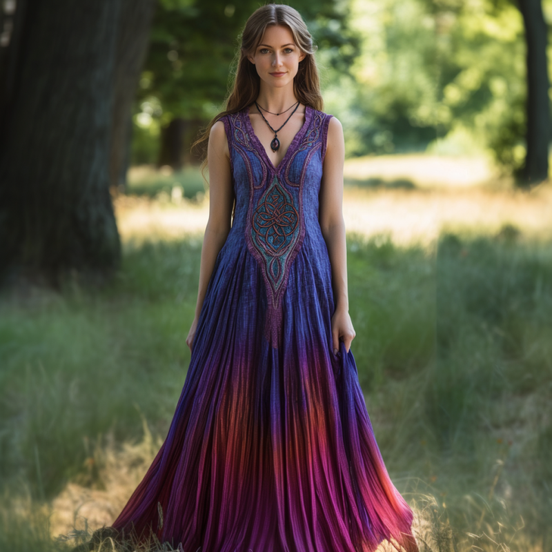 Robe au style vintage intemporel
