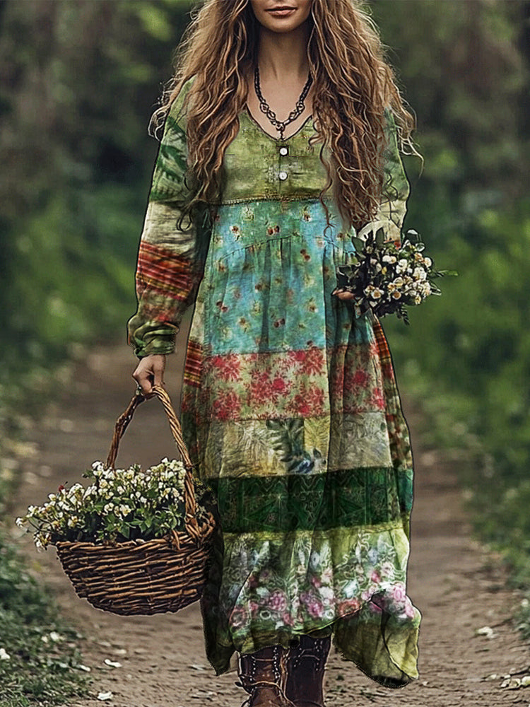 Robe au style vintage intemporel