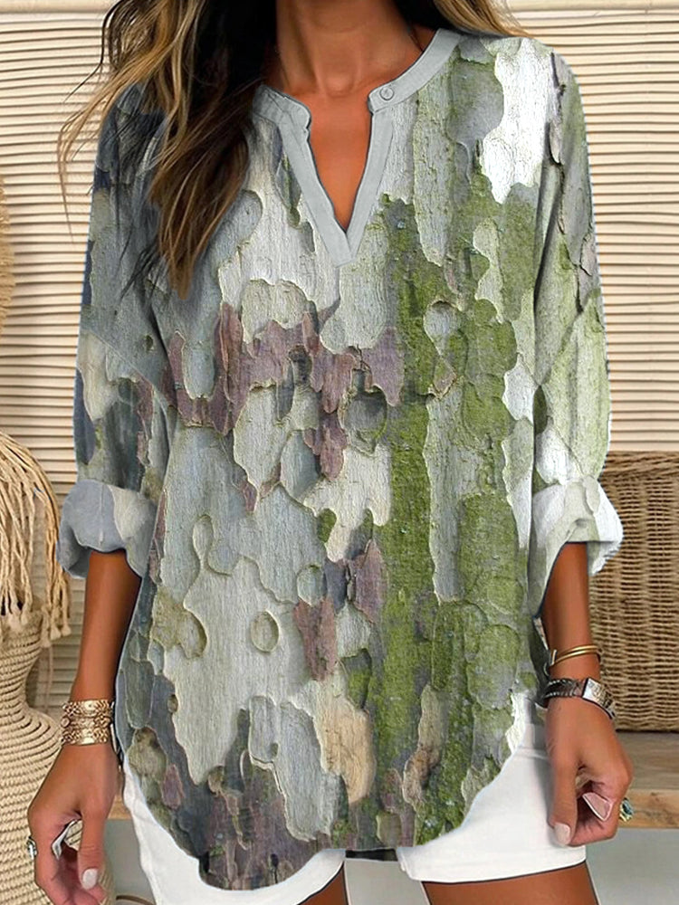 Chemise au style vintage intemporel