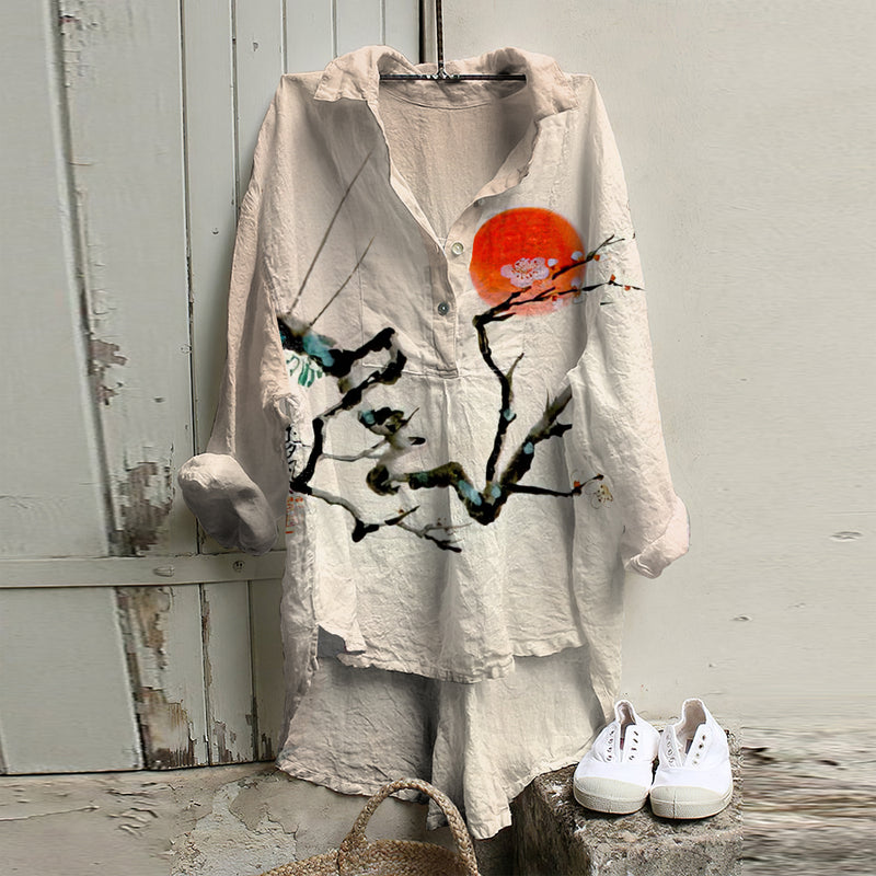 Chemise au style vintage intemporel