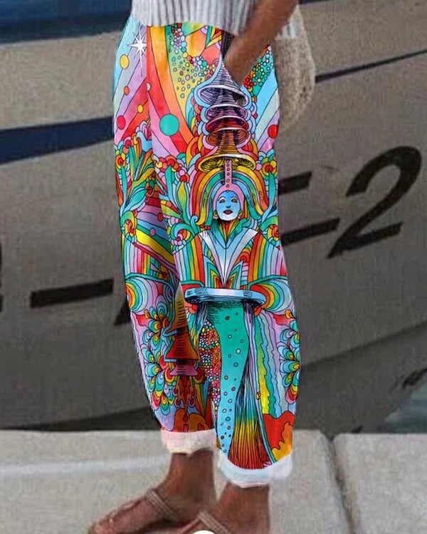 Pantalon au design réfléchi