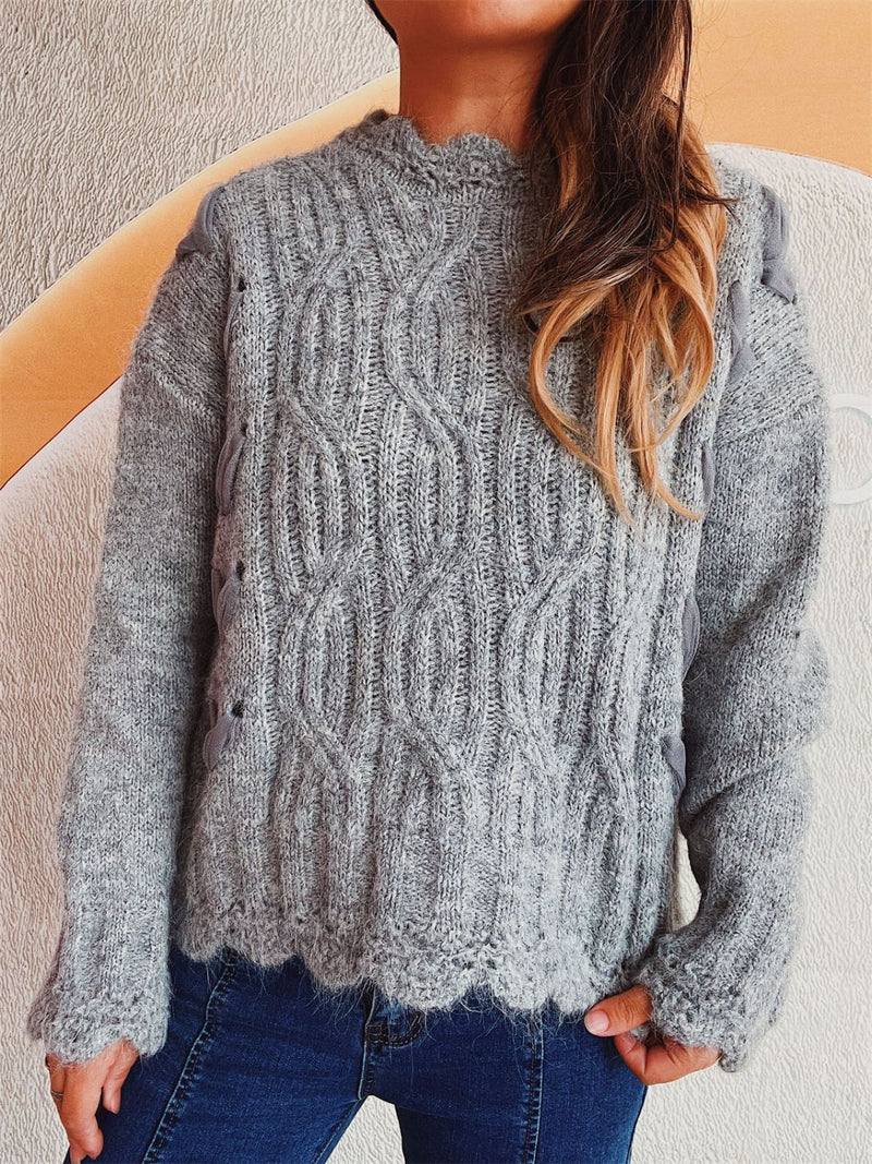 Pull au design réfléchi
