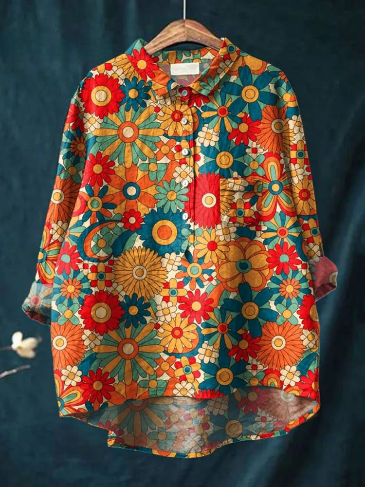 Chemise au design réfléchi