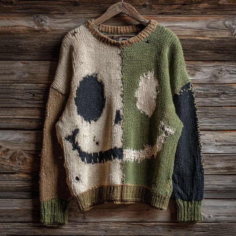 Pull au design réfléchi