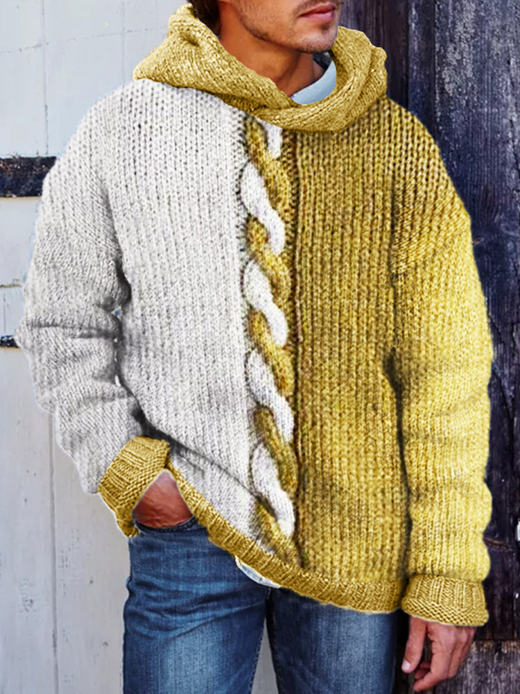 Pull au design réfléchi