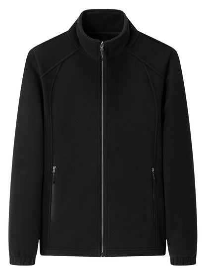 EP | Veste d'extérieur en peluche pour femmes avec col montant et manches longues