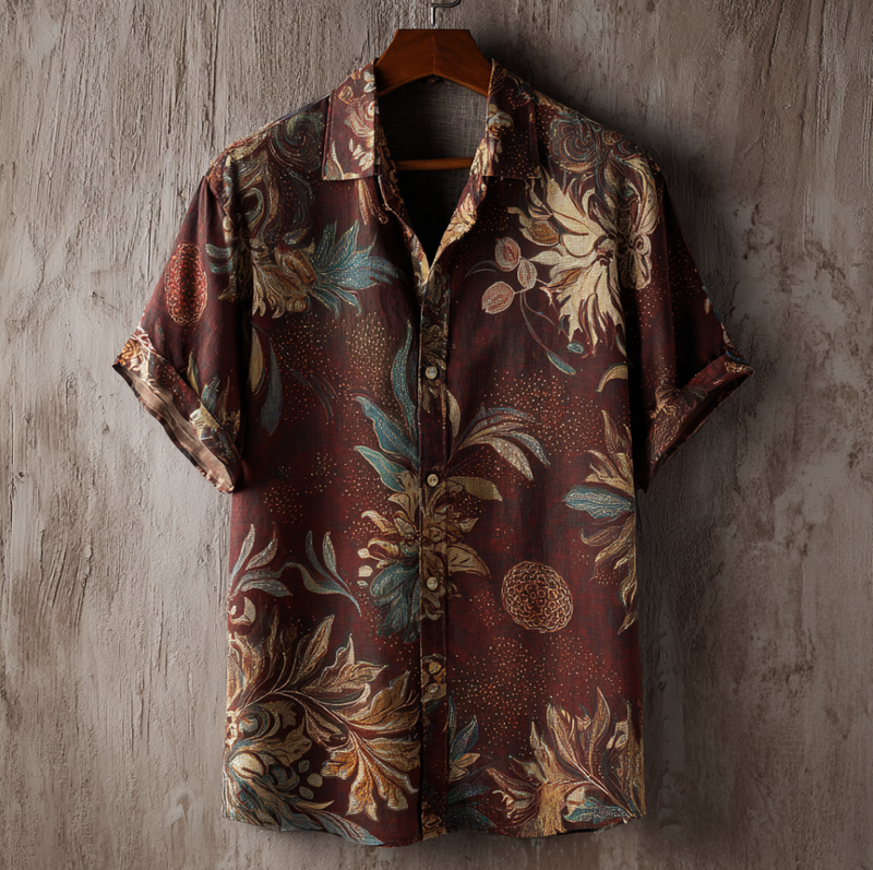 Chemise au style vintage intemporel