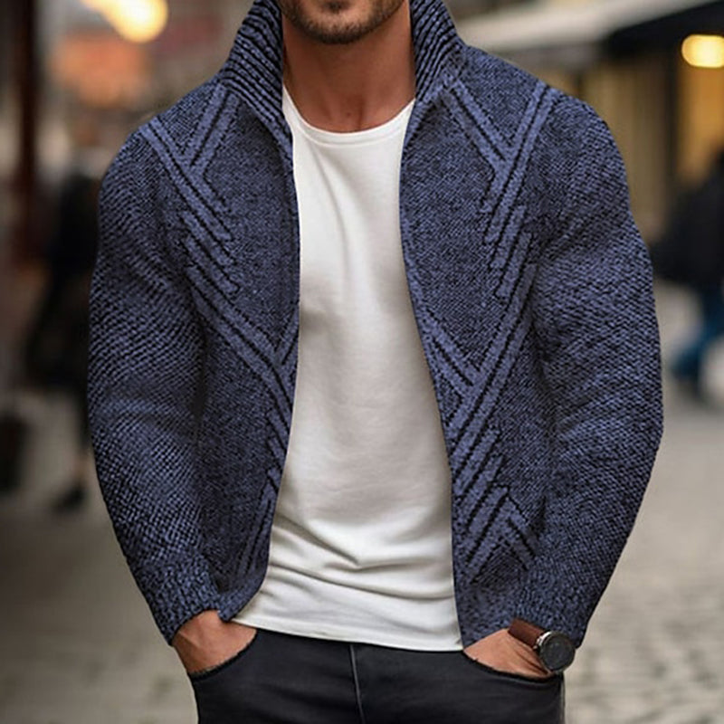 Cardigan au design réfléchi