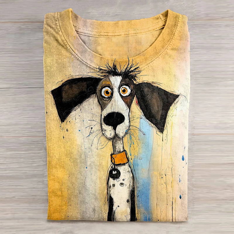 T-Shirt au design réfléchi