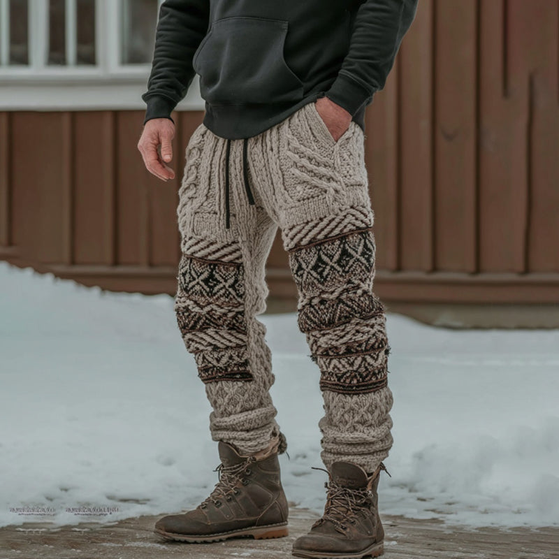 Pantalon au design réfléchi