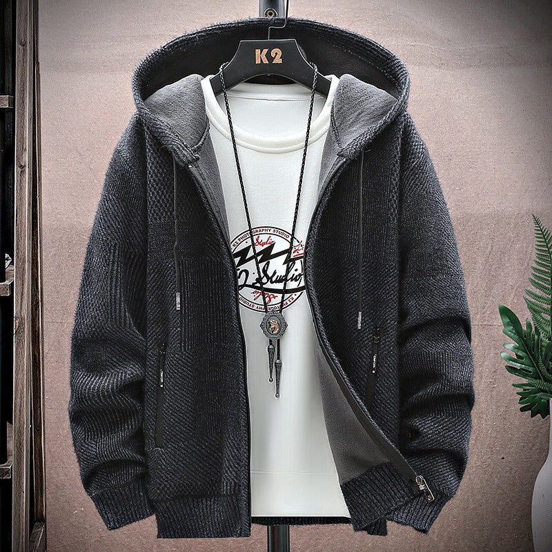 Cardigan au design réfléchi