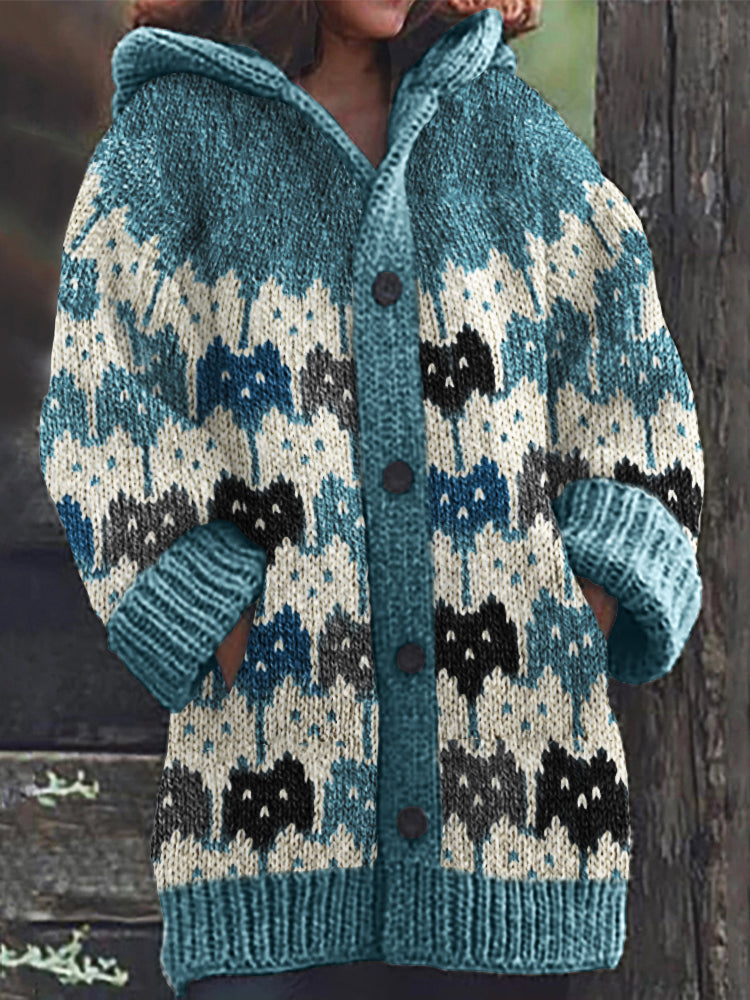 Cardigan au style vintage intemporel