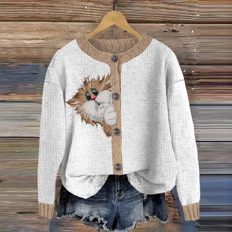 Cardigan au design classique
