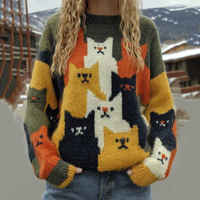 Pull au design réfléchi