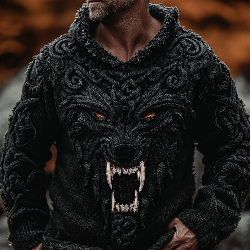 Pull au design réfléchi