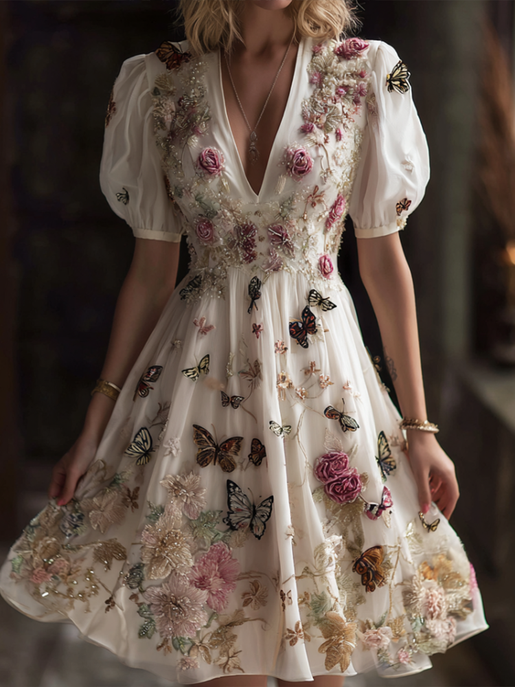 Robe magnifiquement confectionné