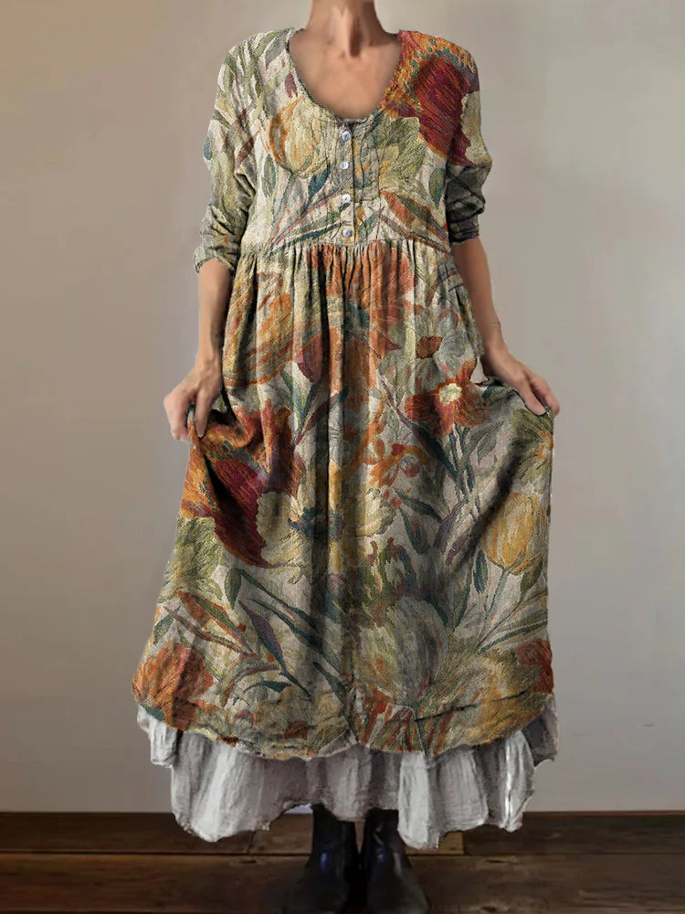 Robe au style vintage intemporel