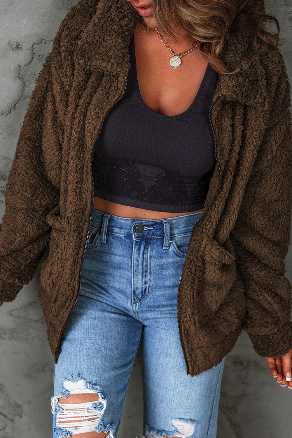 Veste au design réfléchi