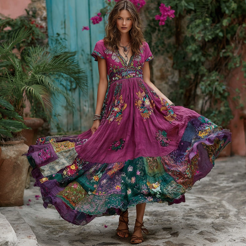 Robe au style vintage intemporel