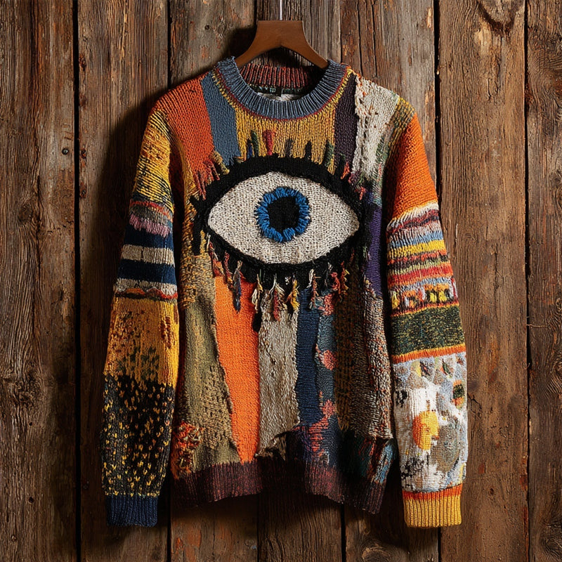 Pull au design réfléchi