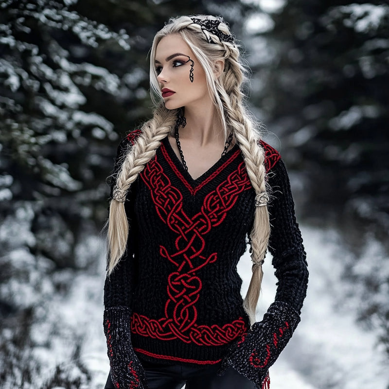 Pull au design réfléchi