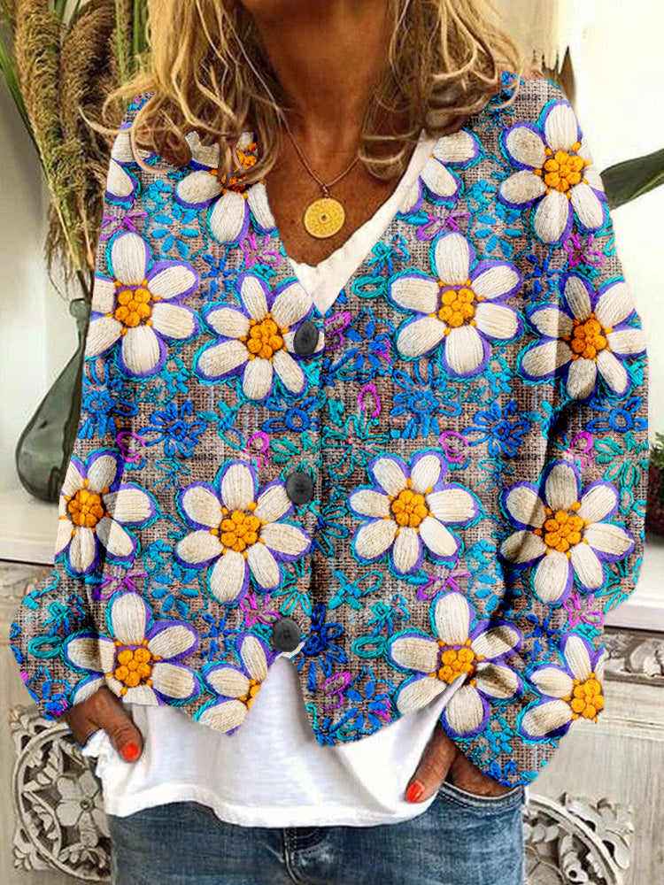 Cardigan au style vintage intemporel