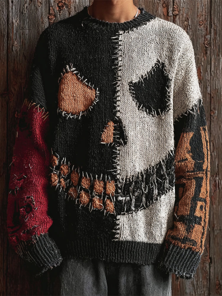 Pull au design réfléchi