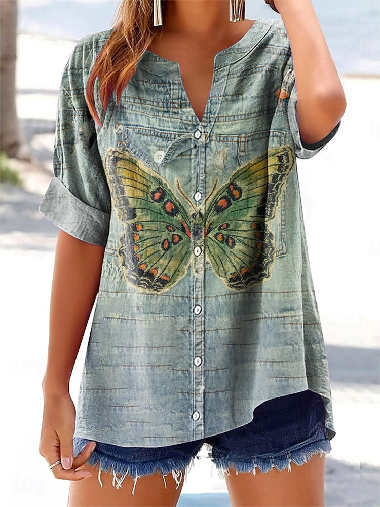Chemise au design réfléchi