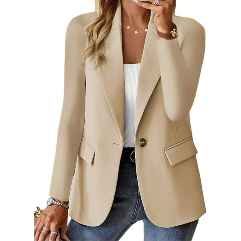 EP | Blazer de loisirs à manches longues pour femmes