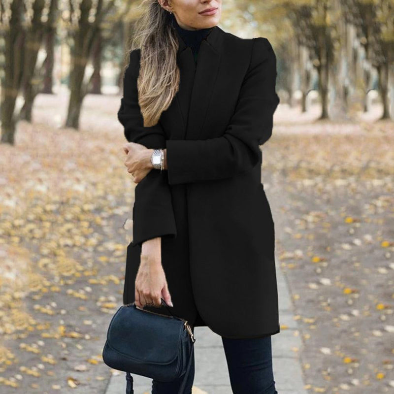 EP | Elégant manteau court de loisirs et d'affaires pour femmes