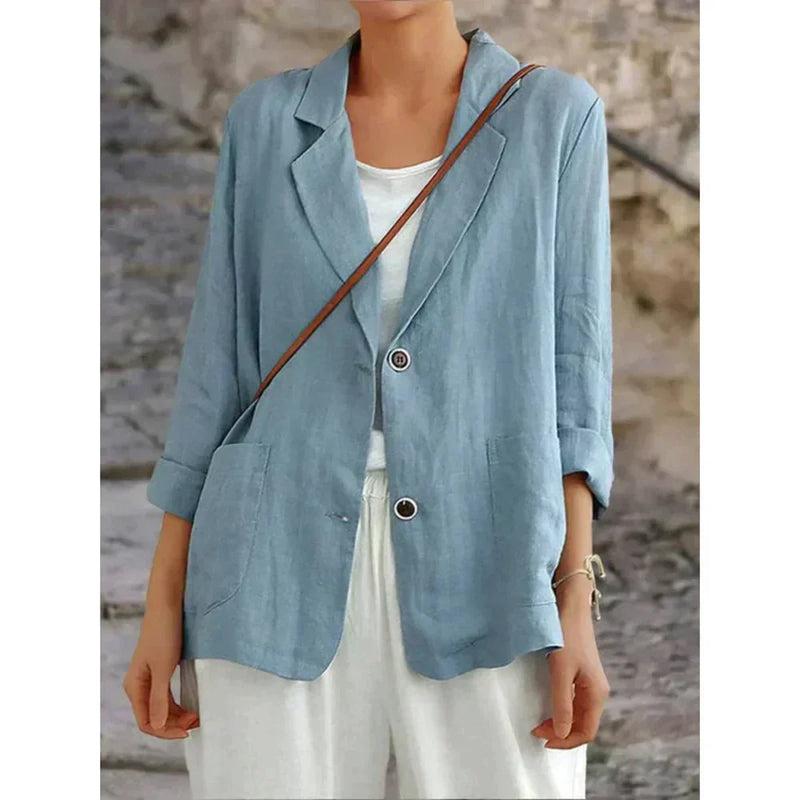 EP | blazer en lin au style raffiné