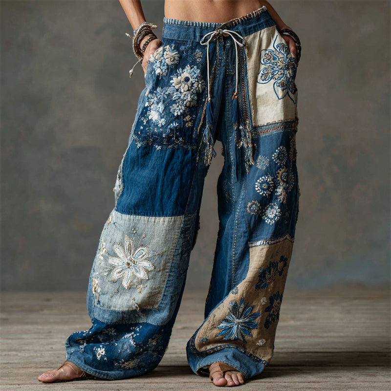 Pantalon au style vintage intemporel