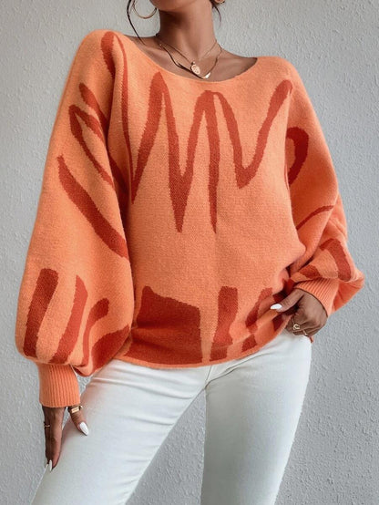 Pull au design réfléchi