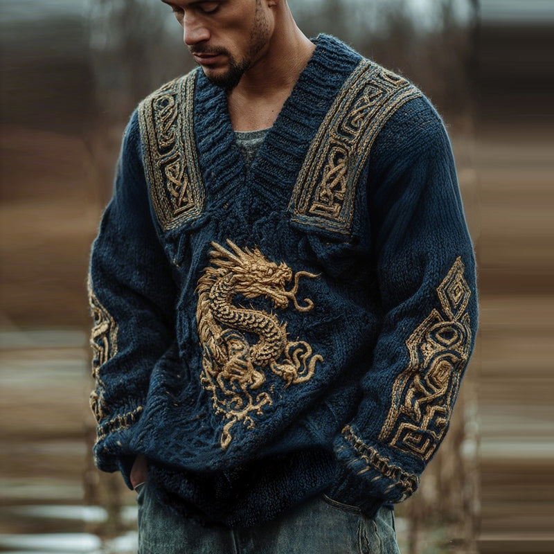 Pull au design réfléchi
