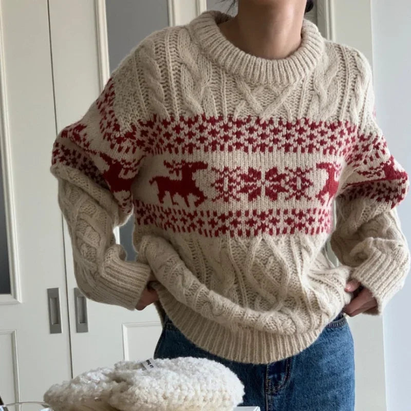 Pull au design réfléchi