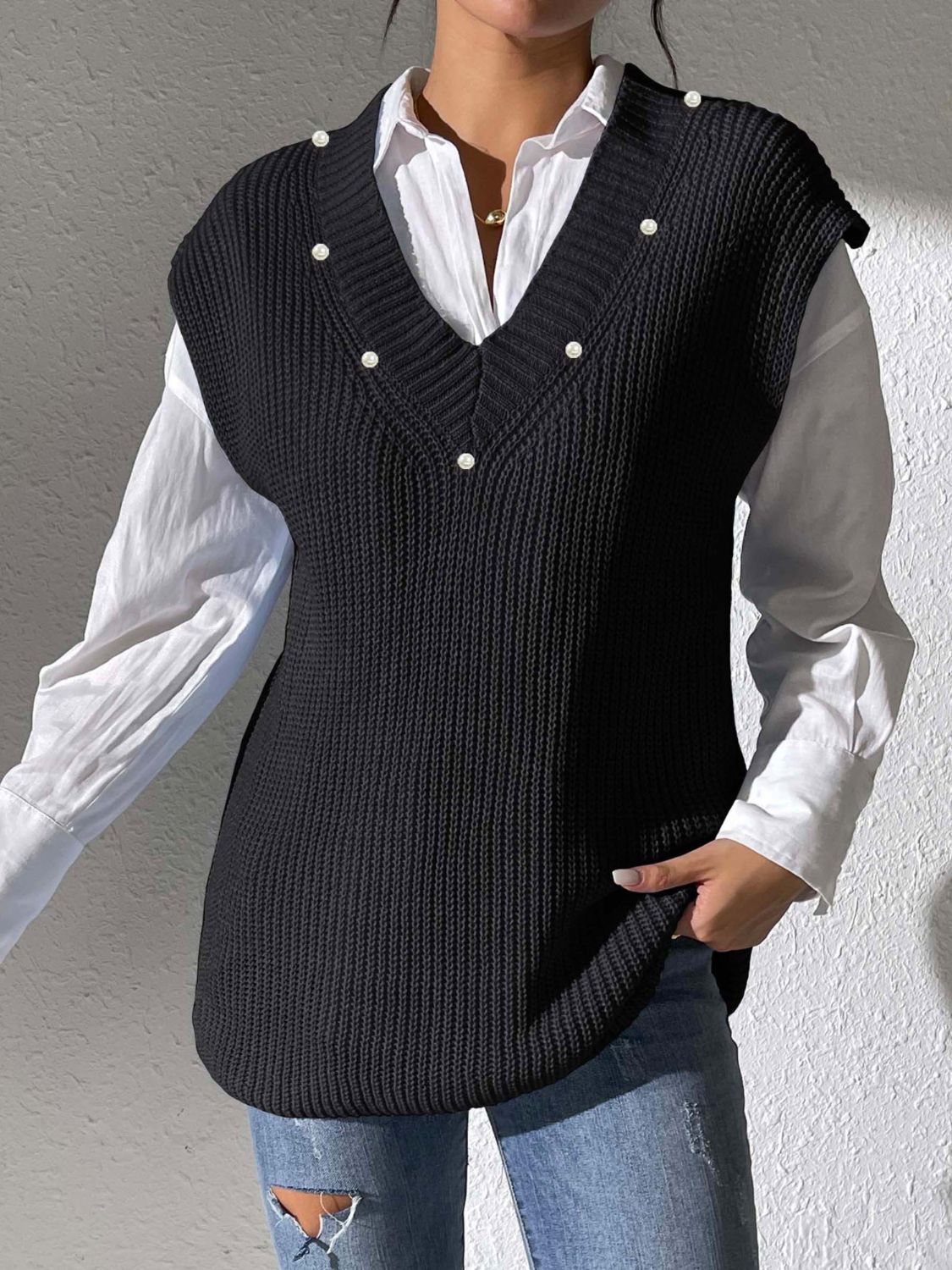 Pull au design classique