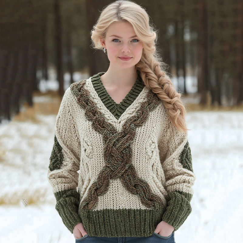 Pull au design classique